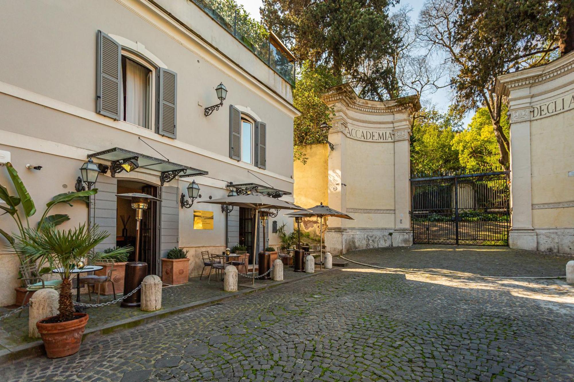 Hotel Parrasio ローマ エクステリア 写真